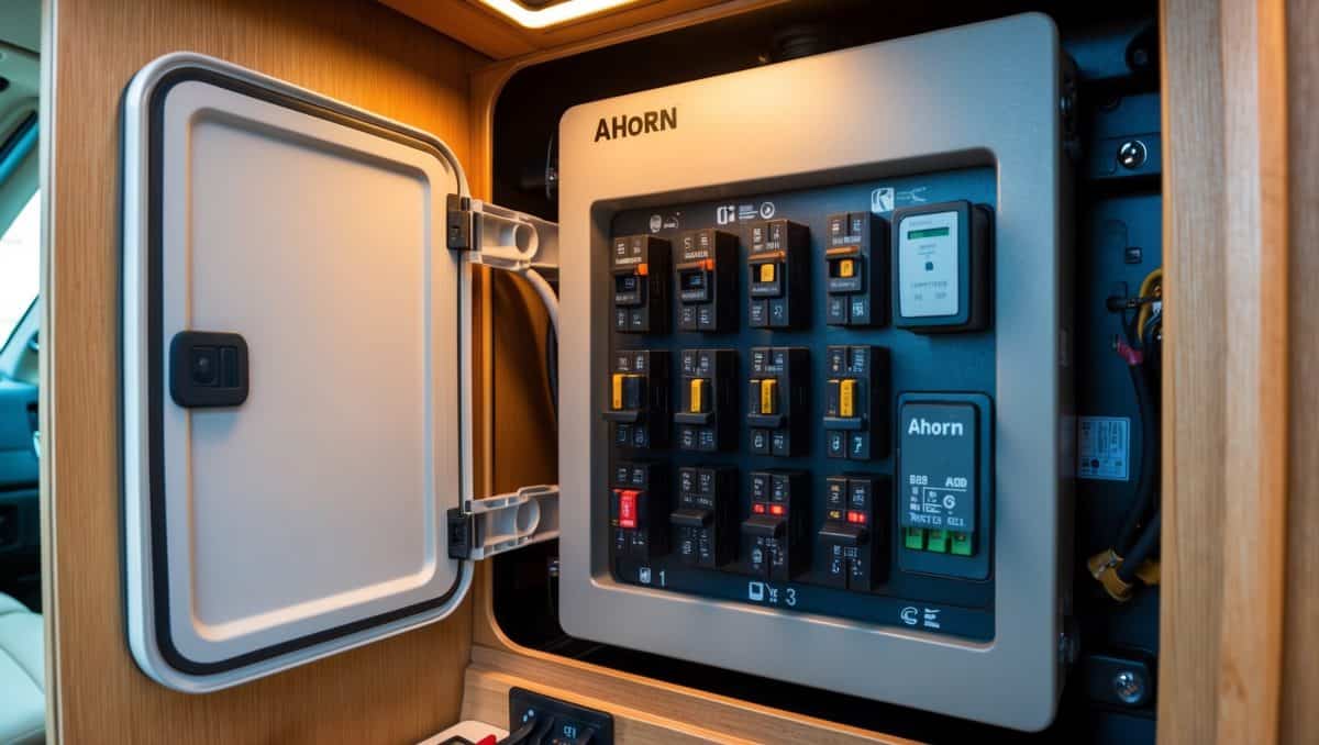 Optimaler Schutz: Der Sicherungskasten im Ahorn Wohnmobil für sorglosen Reisegenuss!